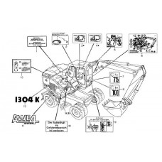 Atlas 1304 K Serie 138 Parts Manual